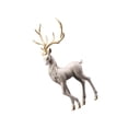 thumbnail image 2 of Décoration de Cerf Collection Maison Bureau Ornements Sculpture de Cerf Debout Café, 2 of 8