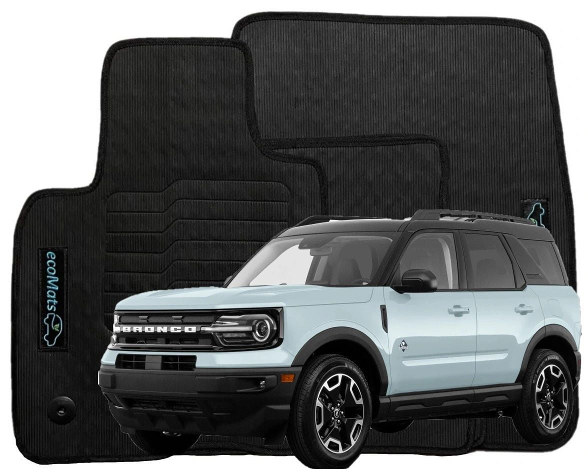Rubber Floor Mats Custom Fit for 2021 2022 2023 Ford Bronco Sport