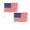 Blue, variant on 2 Pack American Car Window Flags 17.7"x11.8" USA Patriotic Car Flag with Window Clip & Flagpole for Cars Trucks SUVs Double Sided Outdoor Decoration