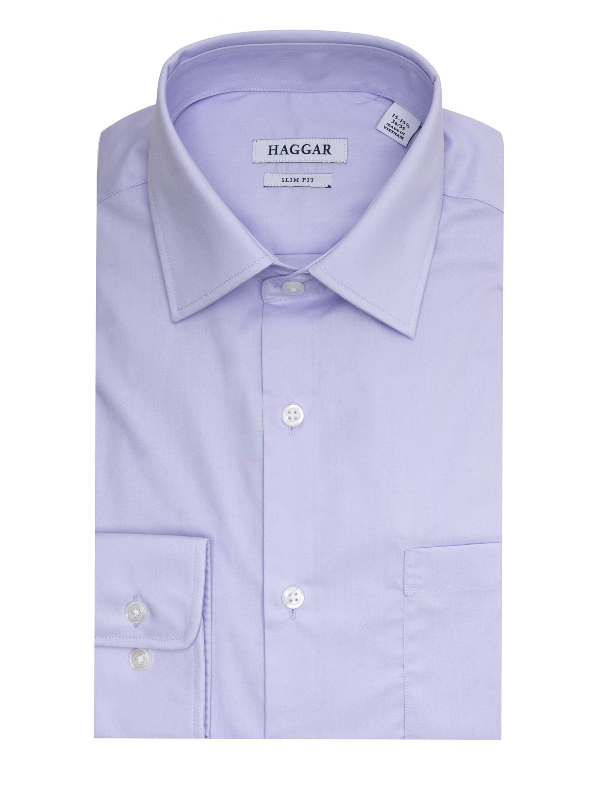 Haggar Men's Comfort Slim Fit Dress Shirt