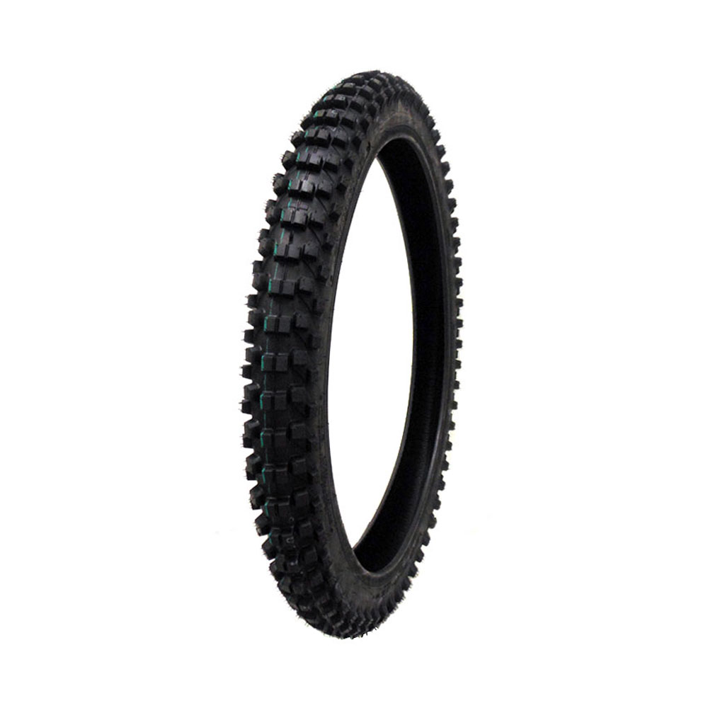 Max Motosports Front & Rear Motorcycle Tire Set: 80/100-21 (Front) And 110/90-19 (Rear), Blackwall, M-Rated