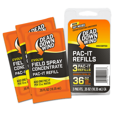 Dead Down Wind Pac-It Refills 3 packs make 36 Oz.