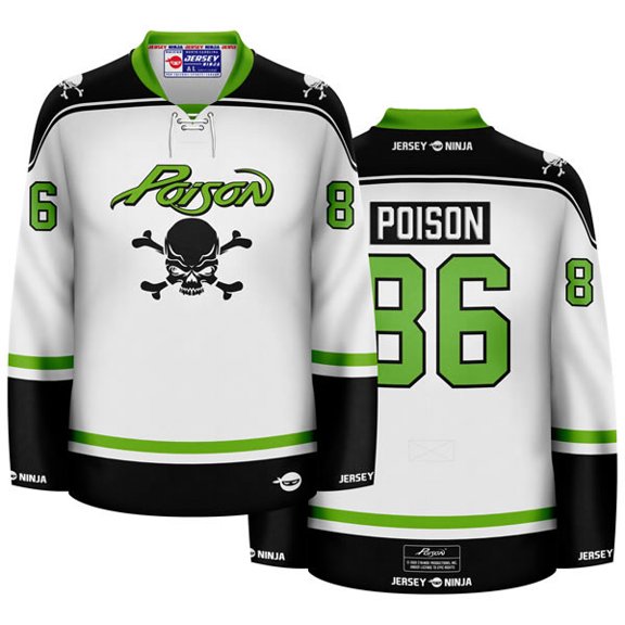 Poison - Crossbones Hockey Jersey