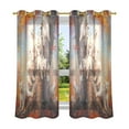 thumbnail image 2 of BZSMCE Window Curtain Panels Fashion Tree-climbing Cuties Printed 63x42in/63x52in, 2 of 7