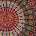 thumbnail image 5 of Pop Popular Handicrafts Twin Hippie Mandala Bohemian Psychedelic Intricate Floral Design Indian Bedspread Magical Thinking Tapestry, 5 of 6