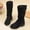 Black, variant on Mooqilaa Big Girls Riding Boots, Knee High Chunky Block Heel Back Zipper Fashion Fall Winter Shoes Brown Size 1 Big Kids