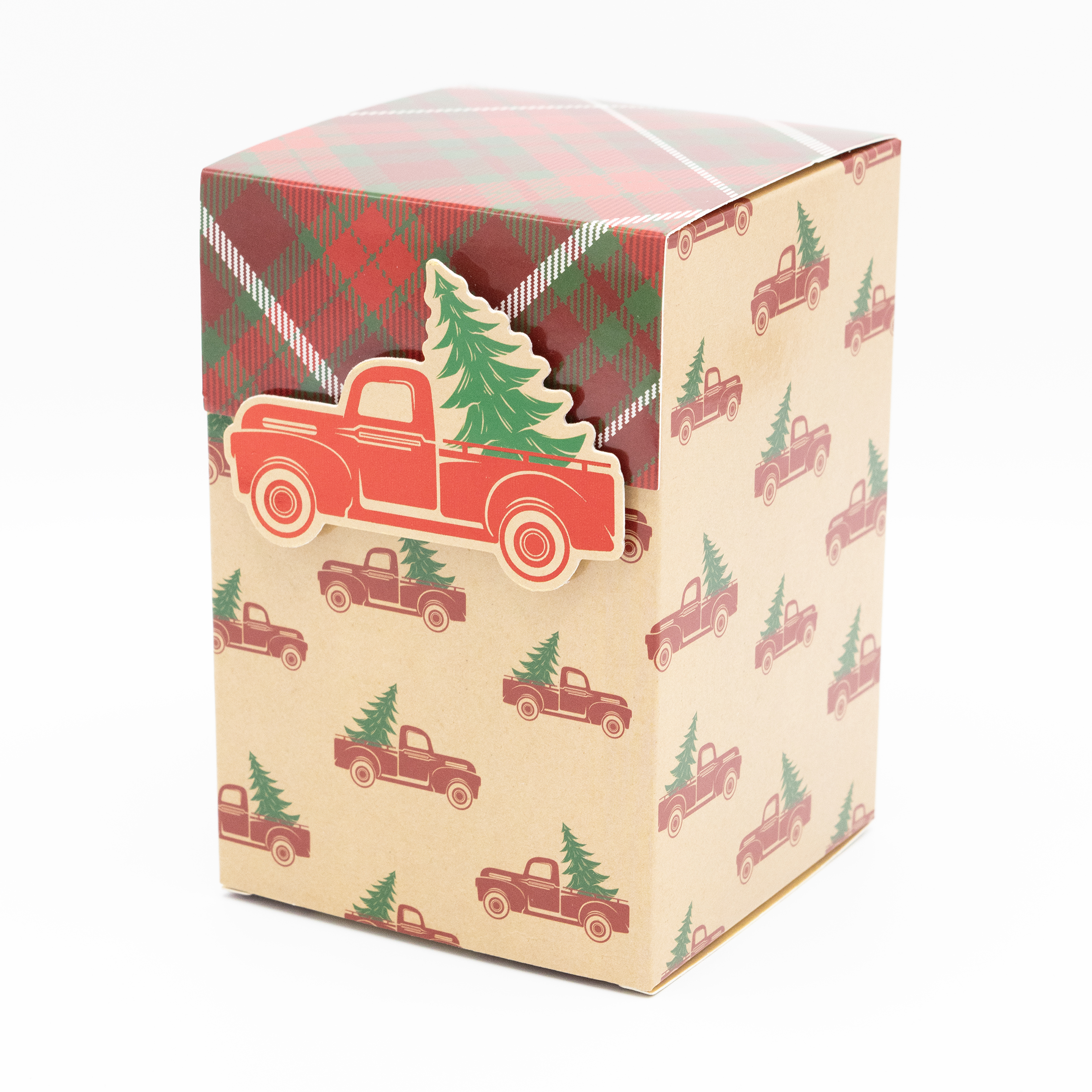 Holiday Time Rectangle Candle Box, 4 in x 6 in, 20 pieces