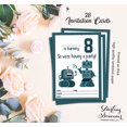 thumbnail image 5 of Darling Souvenir White Birthday Invitation Card Printable Fill or Write In Blank Invites Party Supplies Pack Of 28 5 x 7 Inches, 5 of 5