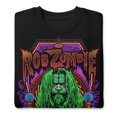 thumbnail image 3 of Rob Zombie Psychedelic Jumbo Print Unisex Sweatshirt - Black - Small, 3 of 5
