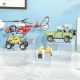 thumbnail image 6 of 6 Pcs Clear PS Cube Risers, Hollow Display Stands for Buffet Decor, 3-8 in, 6 of 6