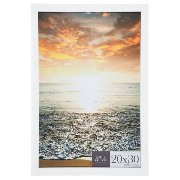 x30 White Flat Large Wall Frame Walmart Com Walmart Com