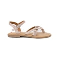 thumbnail image 2 of Sugar Womens SGR-Idol Ankle Flat Thong Sandals Metallic 10 Medium (B,M), 2 of 3