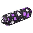 thumbnail image 2 of Hair Tool Organizer Bag with Heat Resistant Mat Removable Travel Storage Case for Hot Air Brushes Curling Irons Cartoon Ghost, 2 of 8