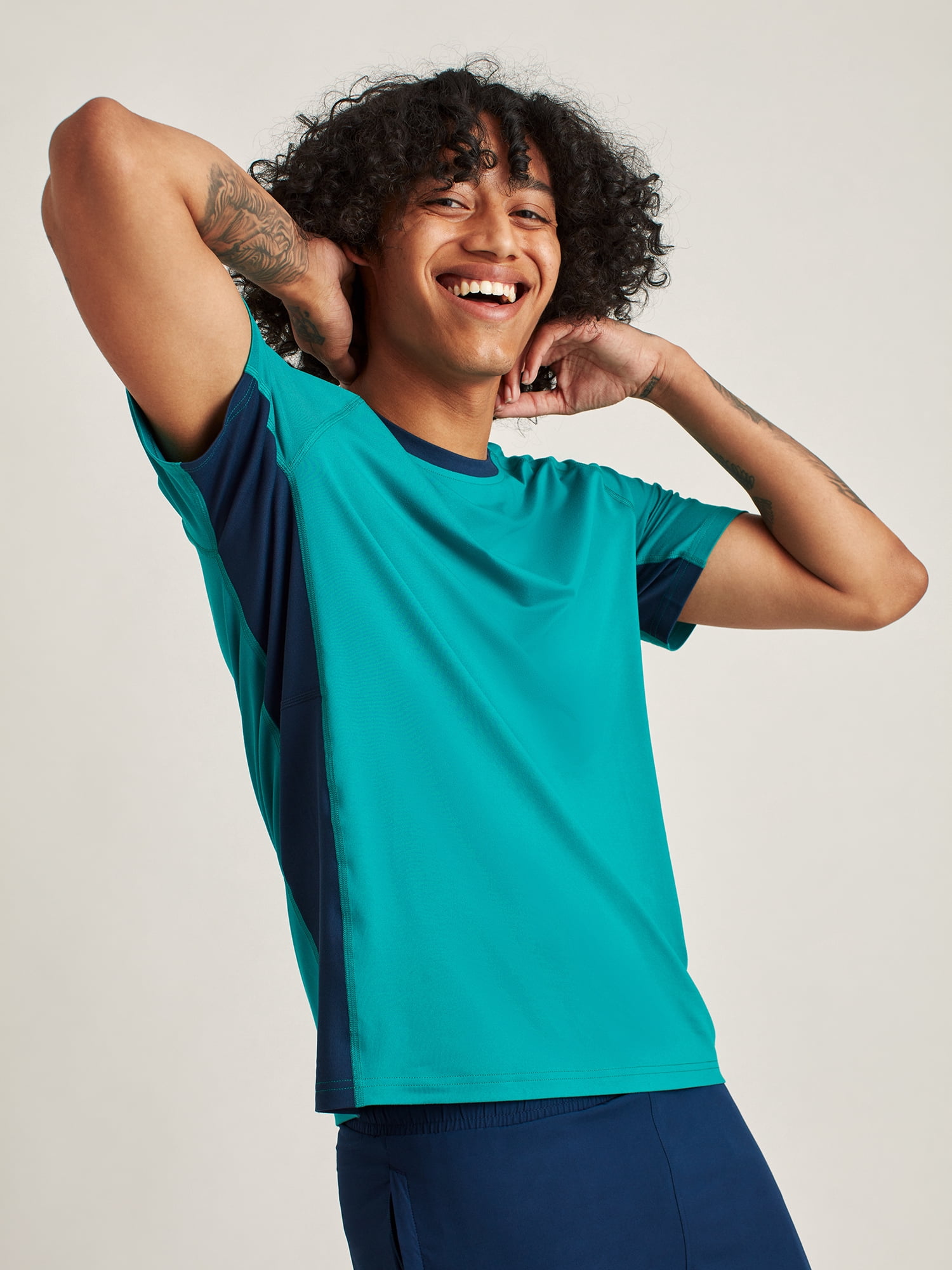 Bonobos Fielder Men's and Big Men's Short Sleeve Performance Tee, up to 3XL