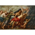 thumbnail image 2 of Circle of Peter Paul Rubens 24x18 Black Ornate Framed Double Matted Museum Art Print Titled: The Abduction of Proserpina, 2 of 5