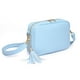 thumbnail image 2 of Bolsa cruzado de moda con borlas de cuero para mujer, de viaje (azul cielo) Likrtyny Para Estrenar, 2 of 7