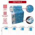 thumbnail image 6 of Burlap Table Runner 90 Inches Long,Winter Snowflake Non-Slip Kitchen Table Runners for Dining Room Everyday Use Party Table Decorations Christmas Ball Blue Theme, 6 of 9