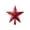Red, variant on Red Christmas Tree Topper Star, 8-Inch Electroplated Openwork Five-Pointed Star, Hollow Carved Plastic Tree Top Ornament for Xmas Holiday Decor