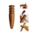 thumbnail image 1 of Pulidor de bordes de cuero y madera, palo de cuero artesanal, pulidor artesanal de cuero para borde de cuero, herramientas de pulido de bordes de trabajo, suministros 12cm Hugo pulidor de pulido, 1 of 10