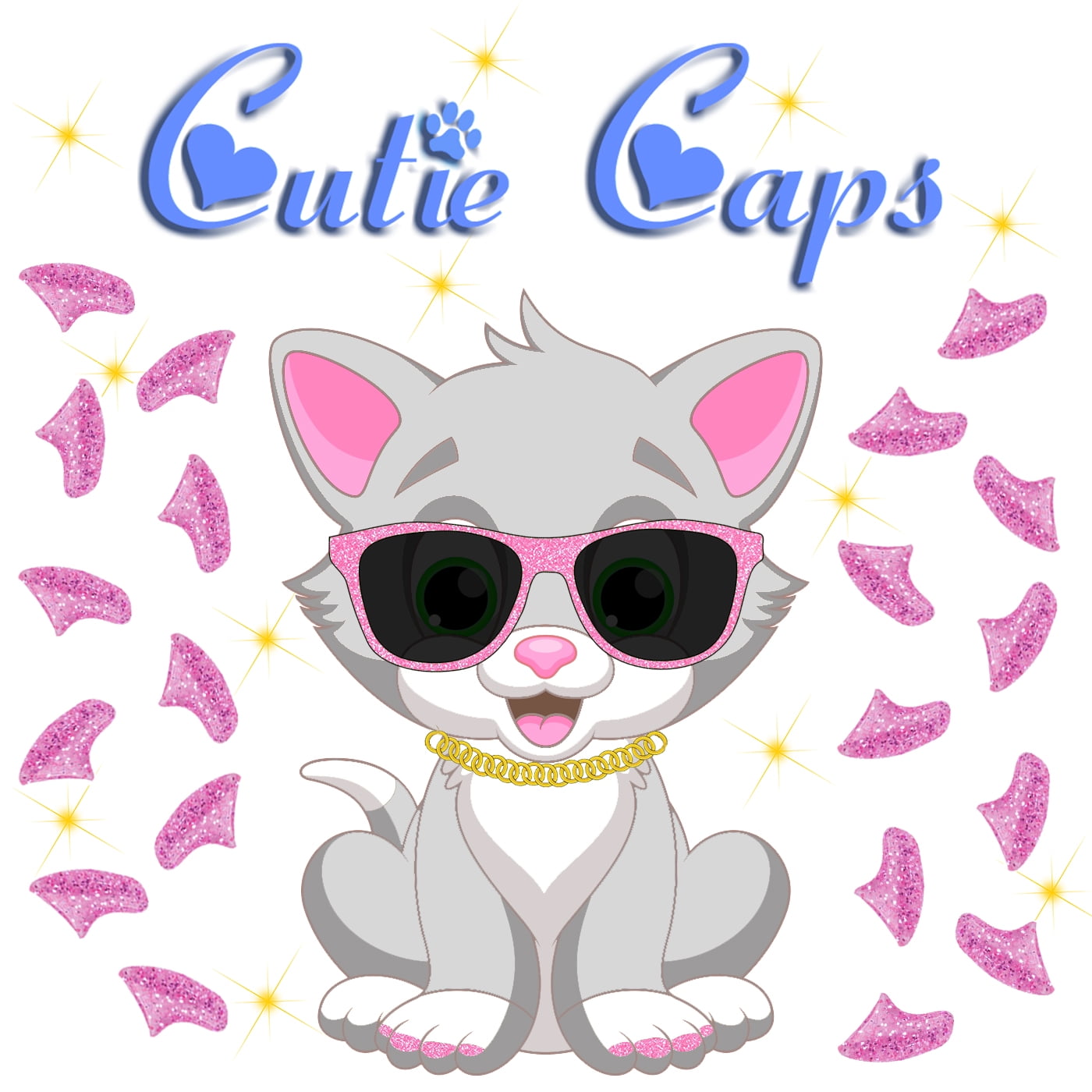Cutie Caps 40 Pack Kitten Light Pink Glitter Soft Nail Guard For Cat Paws Claw Walmart Com Cutie Caps 40 Pack Kitten Light Pink Glitter Soft Nail Guard For Cat Paws Claw Walmart Com