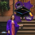 thumbnail image 6 of PMU Graduation "Congrats Grad" Purple Foil Balloon Bouquet Pkg/5, 6 of 6