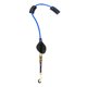 thumbnail image 2 of Correa para el cuello del saxofón universal ajustable y acolchada para principiantes (barítono) Azul, 2 of 9