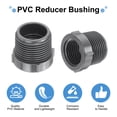 thumbnail image 3 of 10 Piezas Reductor Bushing G3/4" Rosca Macho a G1/2" Rosca Hembra, Gris, 3 of 7