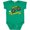 Kelly Green, variant on Inktastic Happy St. Patrick's Day monster truck with leprechaun Boys or Girls Baby Bodysuit
