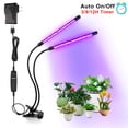thumbnail image 2 of ZX-MINI-30W Grow Light For Indoor Plants 2 Head Divided Adjustable Goose Neck Clip-On Desk 40LED Black, 2 of 20