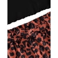 thumbnail image 5 of Toddler Girl’s Solid Color Short Sleeve T-shirt and Leopard Short Pants Set, 5 of 7
