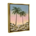 thumbnail image 4 of Stupell Industries Sunrise Palm Trees Landscape Painting Gold Floater Framed Canvas Art Print Wall Art, 25 x 31, 4 of 10