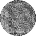 thumbnail image 1 of Ahgly Company Indoor Round Persian Gray Traditional Area Rugs, 5' Round, 1 of 1