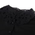 thumbnail image 3 of Blusa de Media Camisa Desmontable de Cuello Falso Jinwen Collar de Organza, 3 of 8