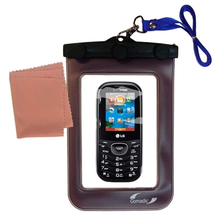 Gomadic Clean and Dry Waterproof Protective Case Suitablefor the LG Cosmos 2 to use Underwater