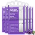 thumbnail image 1 of Absorbedor de humedad CLEVAST, 450 ml, paquete de 6 unidades, para armario, color lavanda, 1 of 7