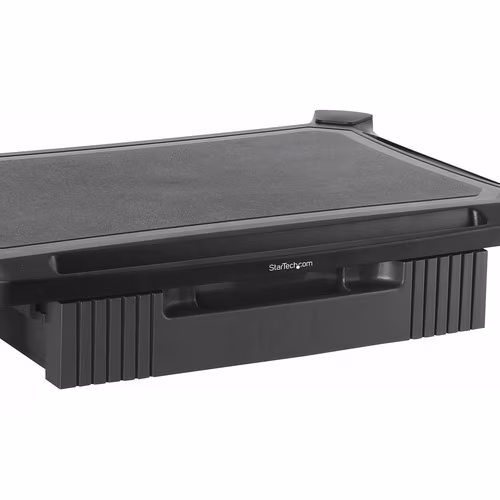 thumbnail image 3 of StarTech Adjustable Monitor Riser, Large, Drawer, Monitors up to 32" (22lb/10kg), Adjustable Height, Desk Monitor Stand, 3 of 5