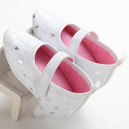 

Binmer Toddler Shoes Baby Girls Cute Fashion Polka Dots Heart Soft Bottom High Heel Sandals