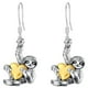 thumbnail image 1 of Aretes de Perezoso SlothyLov 1Par Aretes Oso Perezoso/Corazón Gris/Dorado Metal., 1 of 2