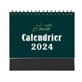 thumbnail image 1 of Calendario francés de escritorio con tapa de pie 2024, enero de 2024 a diciembre de 2024, 6,9" x 6,3", calendario de escritorio de 12 meses, 1 of 5