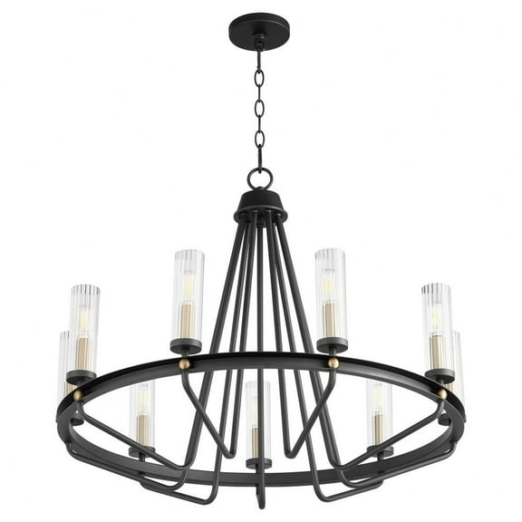 9 Light Chandelier-25 Inches Tall And 30 Inches Wide     -Traditional Installation Quorum Lighting 629-9-6980
