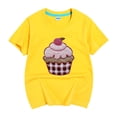 thumbnail image 4 of Gerichy Girls Short Sleeve T Shirts Girls Crew Neck Graphic Print Summer Short T-Shirts for Girls Valentine's Day Shirt T-shirt with Half Sleeves, 4 of 5