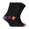 thumbnail image 1 of Sock Snob - 6 Pairs Mens Formal Patterned Coloured Dress Cotton Socks, 1 of 2