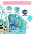 thumbnail image 5 of Jonster 3-in-1 Baby Play Mat and Activity Gym for Infant, Blue, 5 of 11