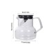 thumbnail image 3 of Jarra De Agua De Cristal Hervidor de agua fría de vidrio con asa resistente al calor. Jarra de vidrio de borosilicato para bebidas frías y calientes. Cocina y comedor (negro,1 pieza). Rkxzt, 3 of 8