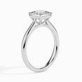 thumbnail image 3 of Blue Jewel Wedding Engagement Ring - 1.5 Ct Princess Cut Lab Created Diamond Ring - 14K White Gold Plated Band - Perfect Gift for Her - Promise Ring - Ideal for Birthdays & Special Occasions, 3 of 3