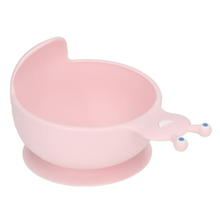 

Silicone Baby Bowl Toddler Bowl Food Grade Easy Unbreakable For Infant Children 6 Months Up Light Pink