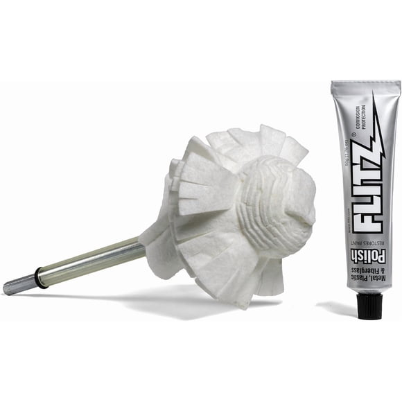 Pulidora automática FLITZ Buff Ball con pasta para pulir metales de 50 g