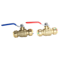 thumbnail image 2 of 10 Pcs XFITTING Push Fit 3/4 Inch x 3/4 Inch Push Fit Ball Valve Red and Blue, Hot and Cold,, 2 of 5
