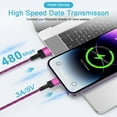 thumbnail image 3 of Compatible for iPhone Charger, HOOTEK Charger Block Cube Phone Charger with 3Pack 6FT Lightn-ing Cable Cord Fast Charging Cord, USB Wall Chargers Plug Adapter Compatible for iPhone14/13/12/11, 3 of 10