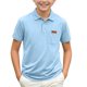thumbnail image 1 of Odeerbi Camisas de Golf de Color Sólido Botón de Solapa Camisas de Tenis de Manga Corta Uniforme Escolar Con Bolsillo, 1 of 8
